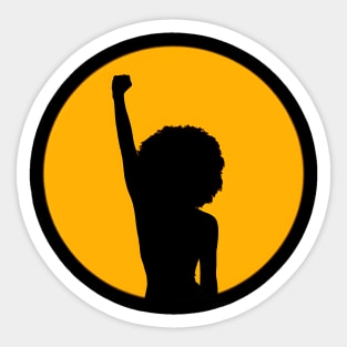 Black Power Fist - Black Girl Power Sticker
